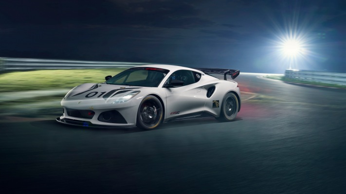 Lotus Emira GT4 2023. Desktop wallpaper