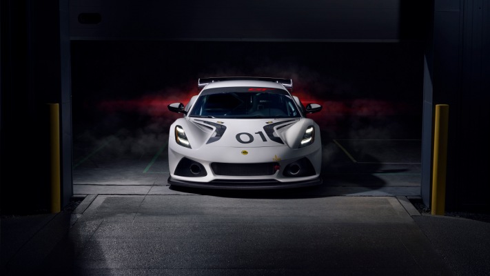 Lotus Emira GT4 2023. Desktop wallpaper