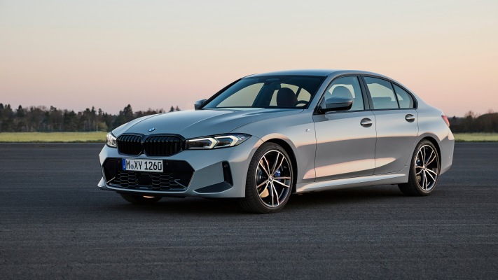 BMW 3 Series Sedan 2023. Desktop wallpaper