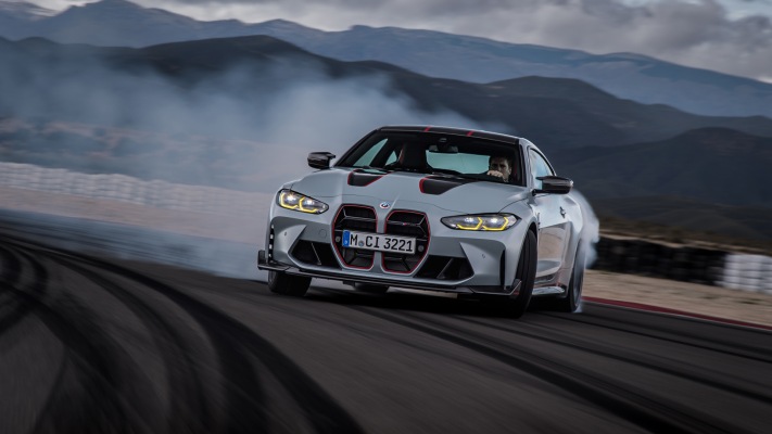 BMW M4 CSL 2023. Desktop wallpaper