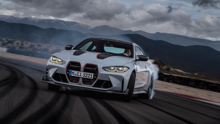 BMW M4 CSL 2023. Desktop wallpaper