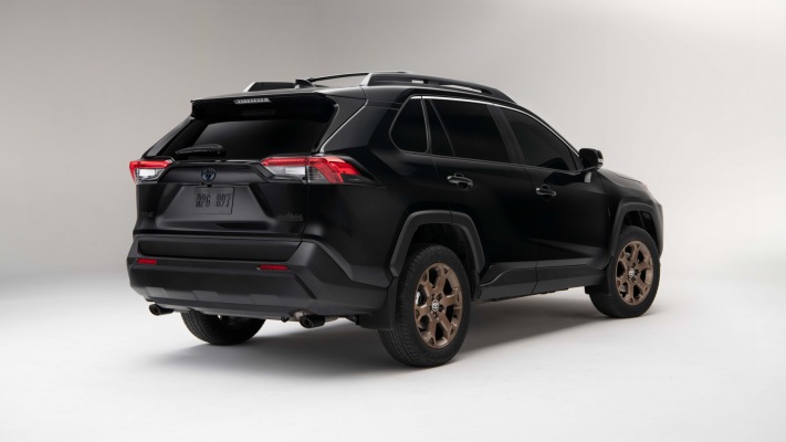 Toyota RAV4 Hybrid Woodland Edition 2023. Desktop wallpaper