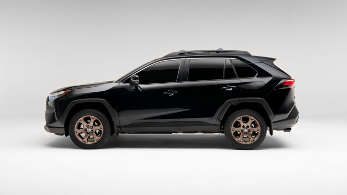 Toyota RAV4 Hybrid Woodland Edition 2023. Desktop wallpaper