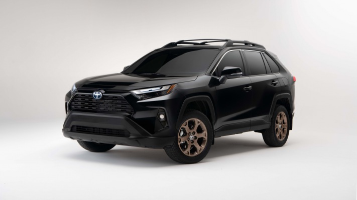 Toyota RAV4 Hybrid Woodland Edition 2023. Desktop wallpaper