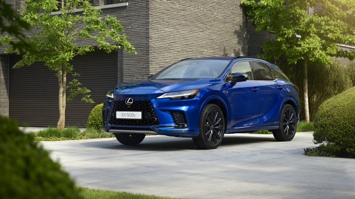 Lexus RX 500h F Sport 2023. Desktop wallpaper