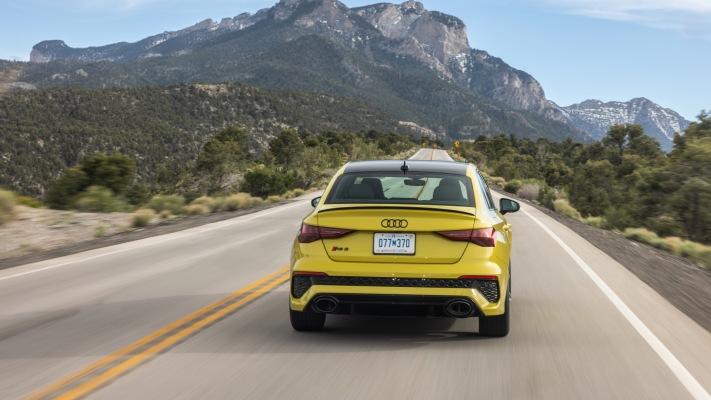 Audi RS 3 USA Version 2022. Desktop wallpaper
