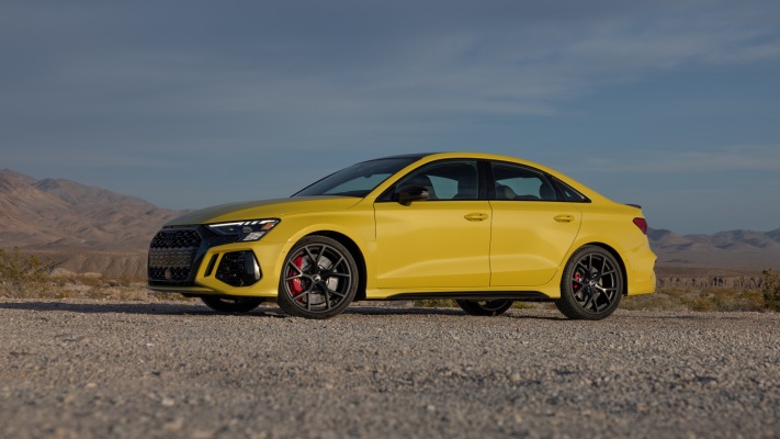 Audi RS 3 USA Version 2022. Desktop wallpaper