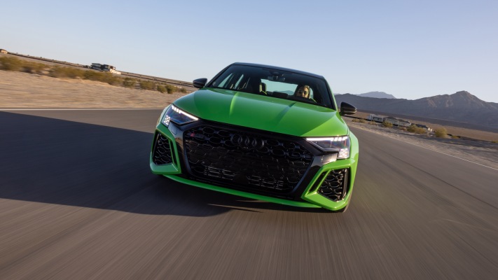 Audi RS 3 USA Version 2022. Desktop wallpaper