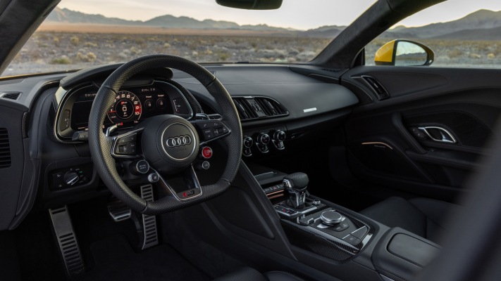 Audi R8 V10 Coupe USA Version 2022. Desktop wallpaper