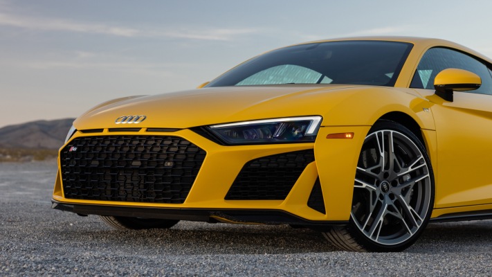 Audi R8 V10 Coupe USA Version 2022. Desktop wallpaper