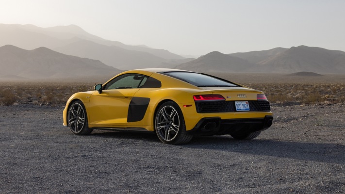 Audi R8 V10 Coupe USA Version 2022. Desktop wallpaper