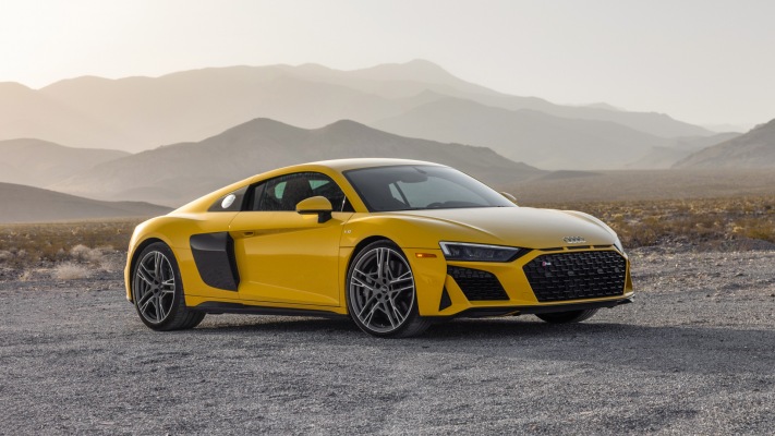 Audi R8 V10 Coupe USA Version 2022. Desktop wallpaper