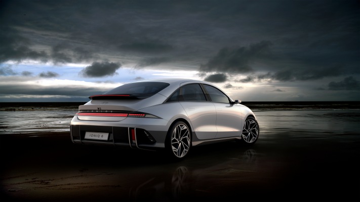 Hyundai IONIQ 6 2023. Desktop wallpaper