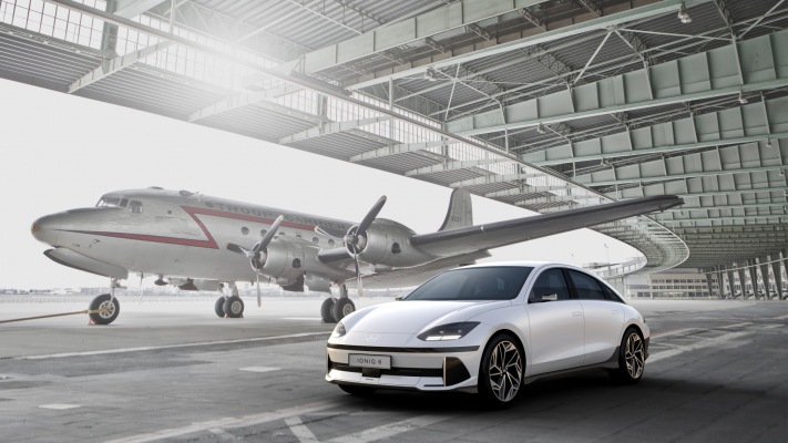 Hyundai IONIQ 6 2023. Desktop wallpaper