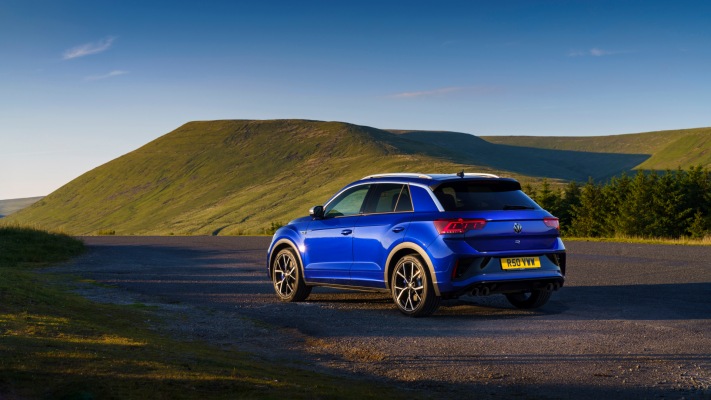Volkswagen T-Roc R UK Version 2022. Desktop wallpaper