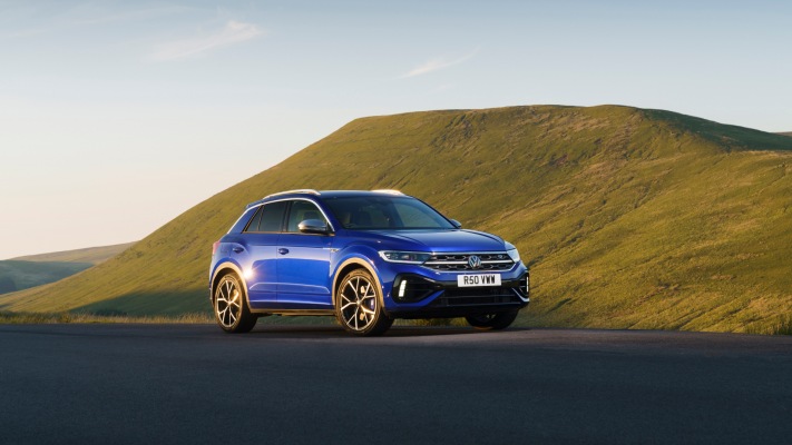 Volkswagen T-Roc R UK Version 2022. Desktop wallpaper