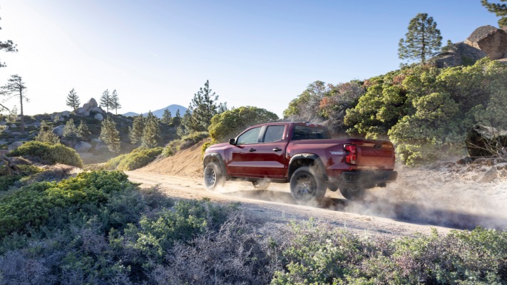 Chevrolet Colorado Trail Boss 2023. Desktop wallpaper