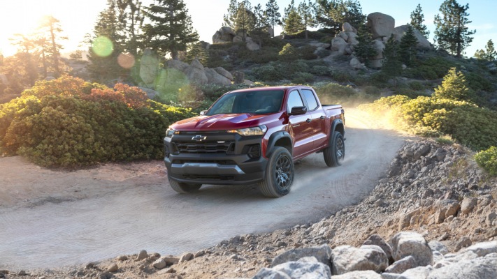 Chevrolet Colorado Trail Boss 2023. Desktop wallpaper