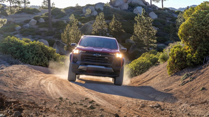 Chevrolet Colorado Trail Boss 2023. Desktop wallpaper