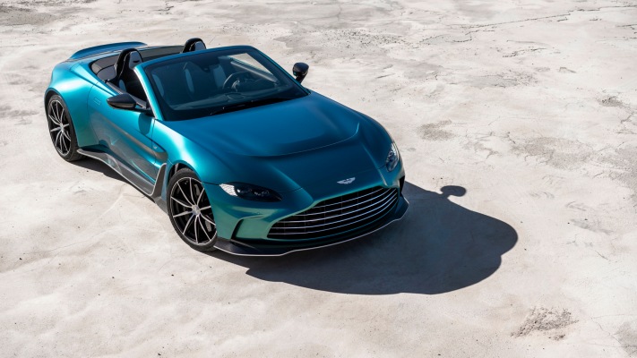 Aston Martin V12 Vantage Roadster 2023. Desktop wallpaper