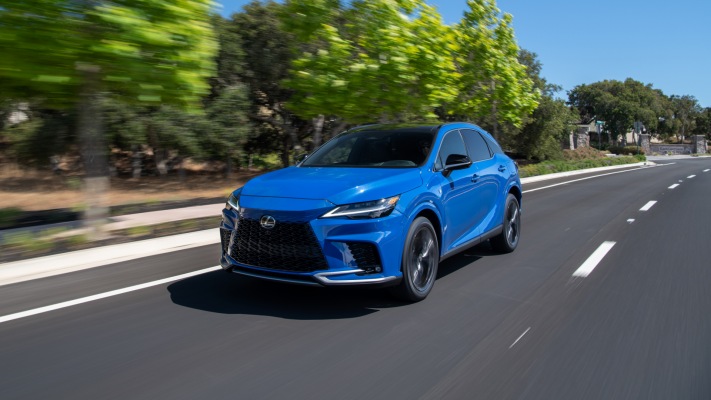 Lexus RX 350 F Sport USA Version 2023. Desktop wallpaper