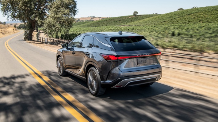Lexus RX 450h+ USA Version 2023. Desktop wallpaper