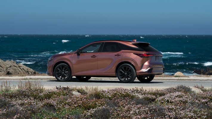 Lexus RX 350h USA Version 2023. Desktop wallpaper