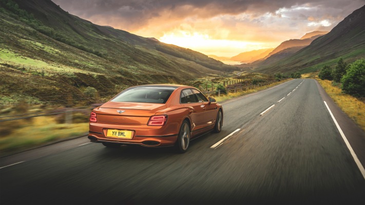 Bentley Flying Spur Speed 2023. Desktop wallpaper