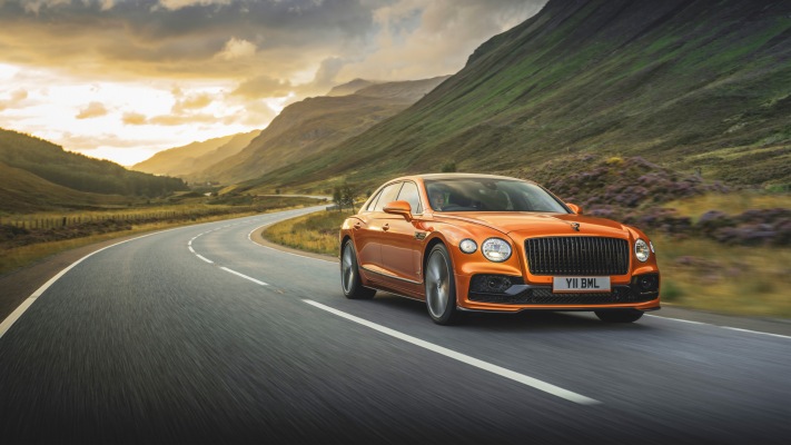 Bentley Flying Spur Speed 2023. Desktop wallpaper