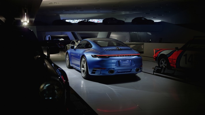 Porsche 911 Carrera GTS Sally Special 2022. Desktop wallpaper