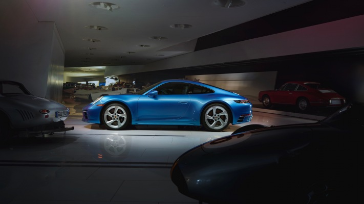 Porsche 911 Carrera GTS Sally Special 2022. Desktop wallpaper