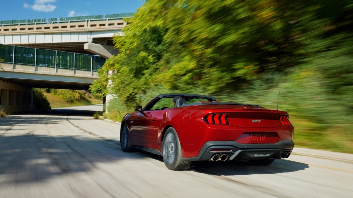 Ford Mustang GT Convertible 2024. Desktop wallpaper