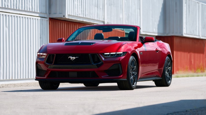 Ford Mustang GT Convertible 2024. Desktop wallpaper
