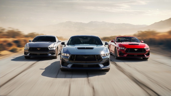 Ford Mustang GT 2024. Desktop wallpaper
