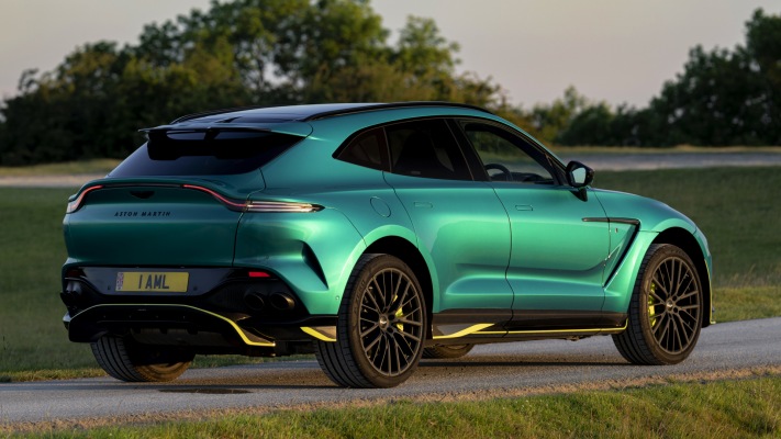 Aston Martin DBX 707 Q 2022 F1 Green 2022. Desktop wallpaper
