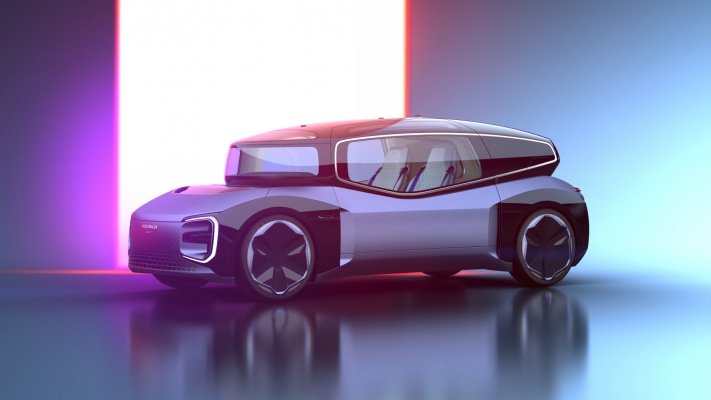 Volkswagen Gen.Travel Concept 2022. Desktop wallpaper