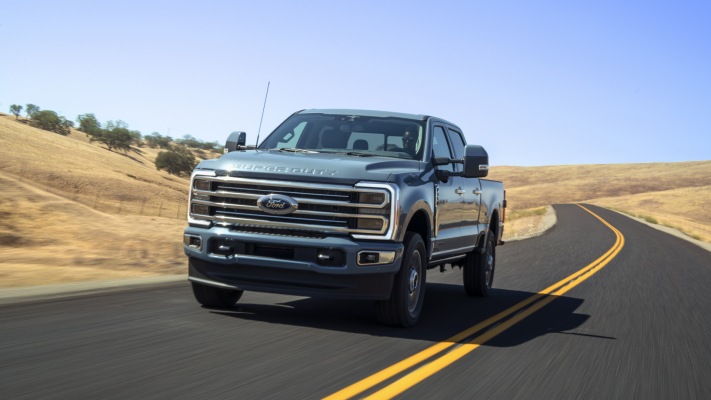 Ford F-350 Super Duty Limited 2023. Desktop wallpaper