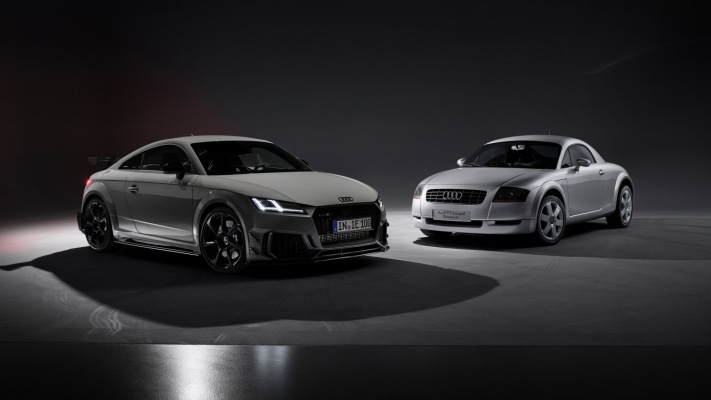 Audi TT RS Coupe Iconic Edition 2023. Desktop wallpaper