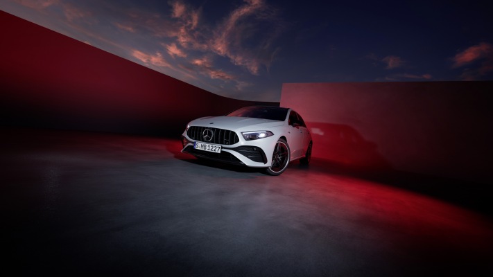 Mercedes-AMG A 35 4MATIC 2023. Desktop wallpaper