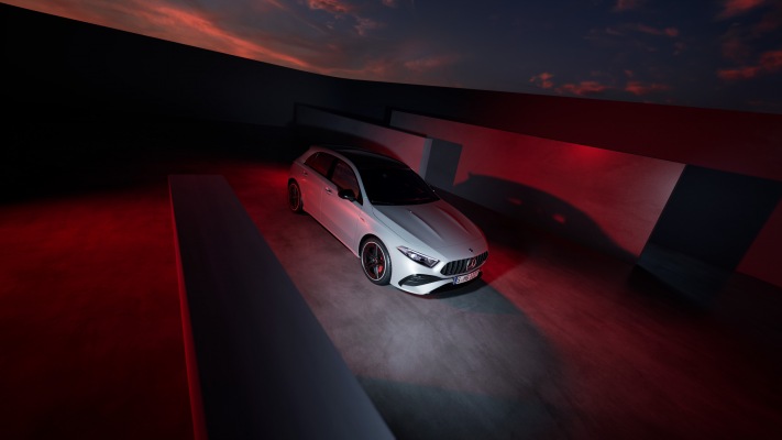 Mercedes-AMG A 35 4MATIC 2023. Desktop wallpaper