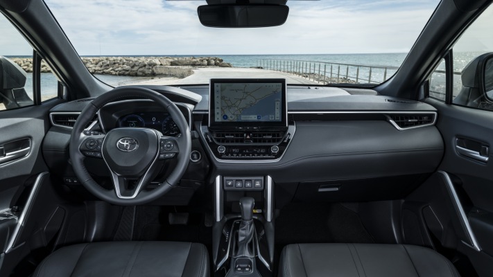 Toyota Corolla Cross Hybrid 2023. Desktop wallpaper