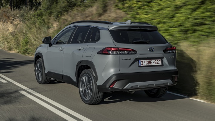 Toyota Corolla Cross Hybrid 2023. Desktop wallpaper