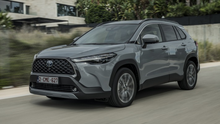 Toyota Corolla Cross Hybrid 2023. Desktop wallpaper