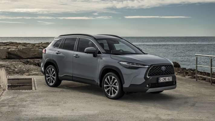 Toyota Corolla Cross Hybrid 2023. Desktop wallpaper