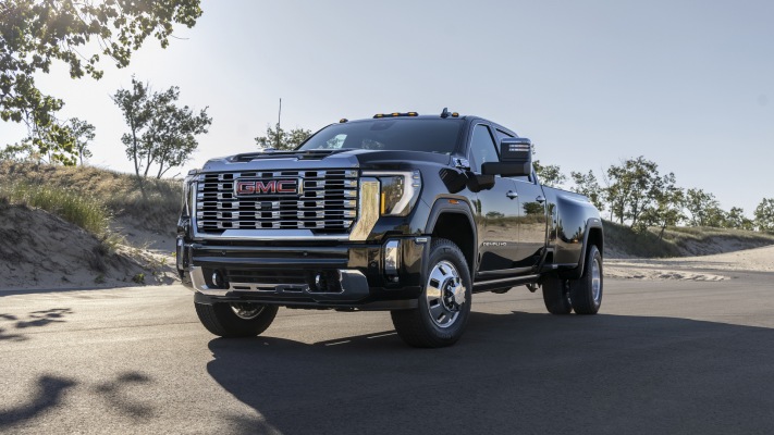 GMC Sierra 3500 HD Denali 2024. Desktop wallpaper