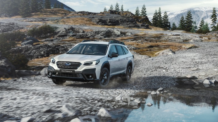 Subaru Outback 2.5i Platinum 2021. Desktop wallpaper
