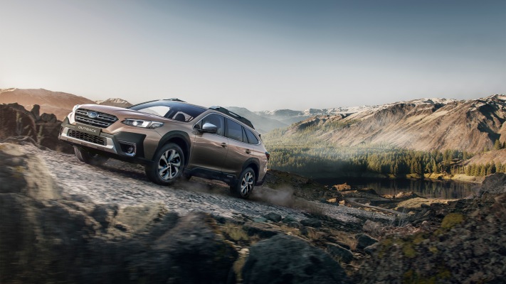 Subaru Outback 2.5i Platinum 2021. Desktop wallpaper