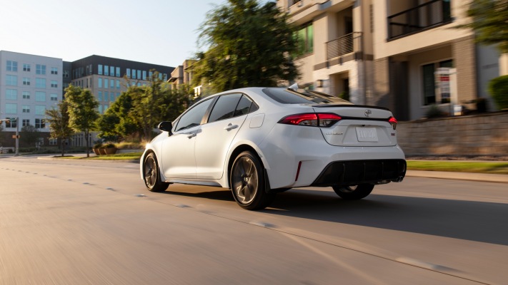 Toyota Corolla Sedan XSE USA Version 2023. Desktop wallpaper