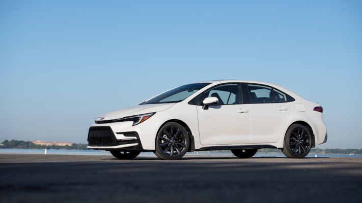 Toyota Corolla Sedan XSE USA Version 2023. Desktop wallpaper