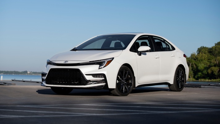 Toyota Corolla Sedan XSE USA Version 2023. Desktop wallpaper
